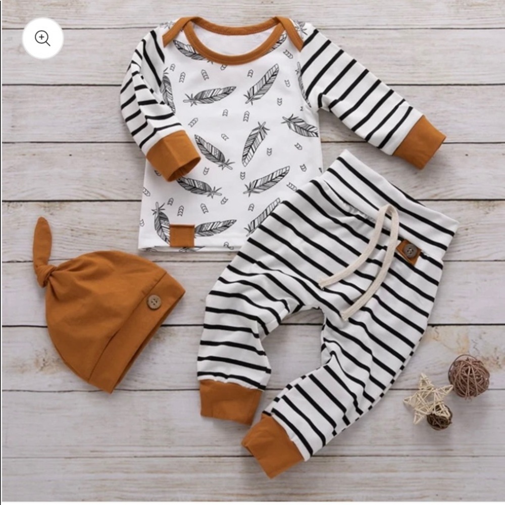 3pc Feather Outfit